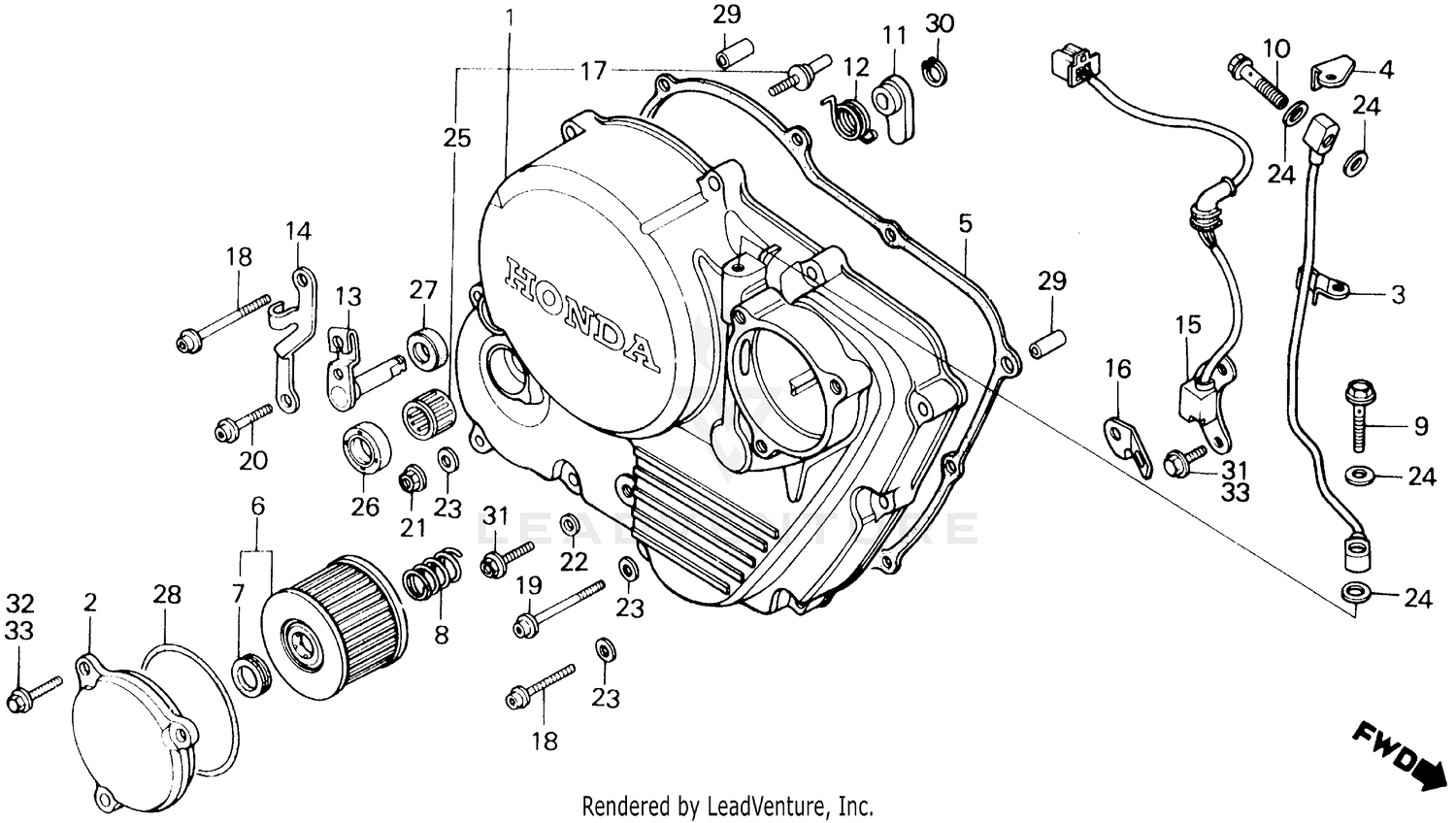 RIGHT CRANKCASE COVER