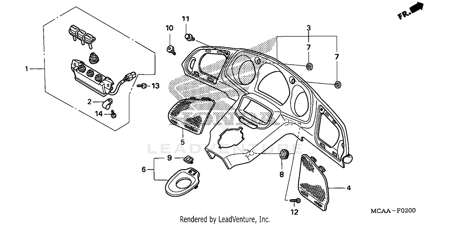 METER PANEL (GL1800/A'05)