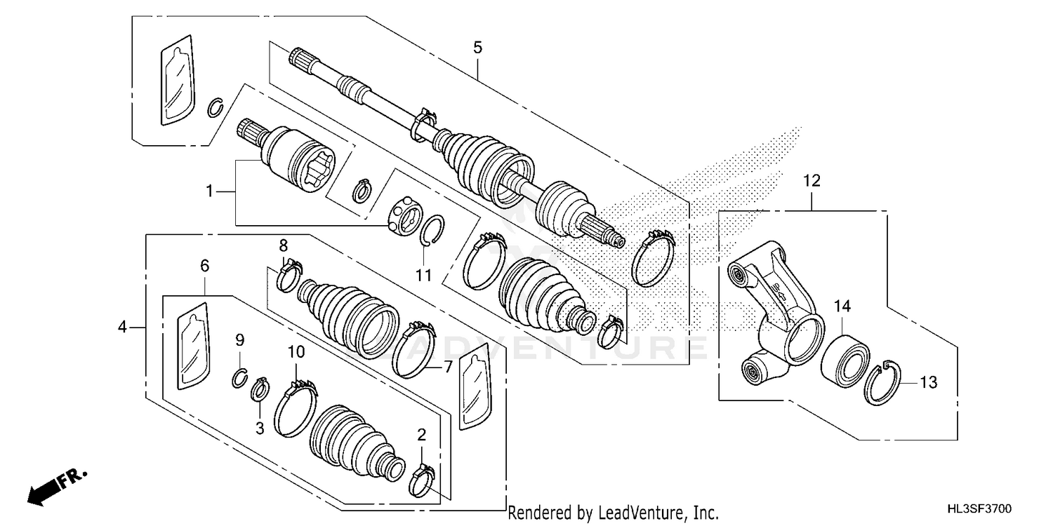 REAR KNUCKLE@REAR        DRIVESHAFT