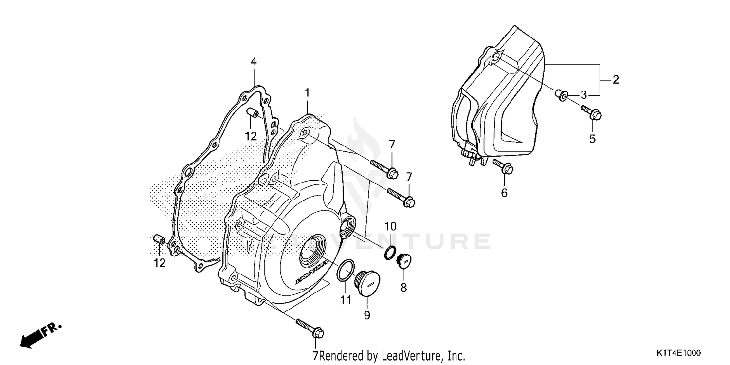 LEFT CRANKCASE COVER