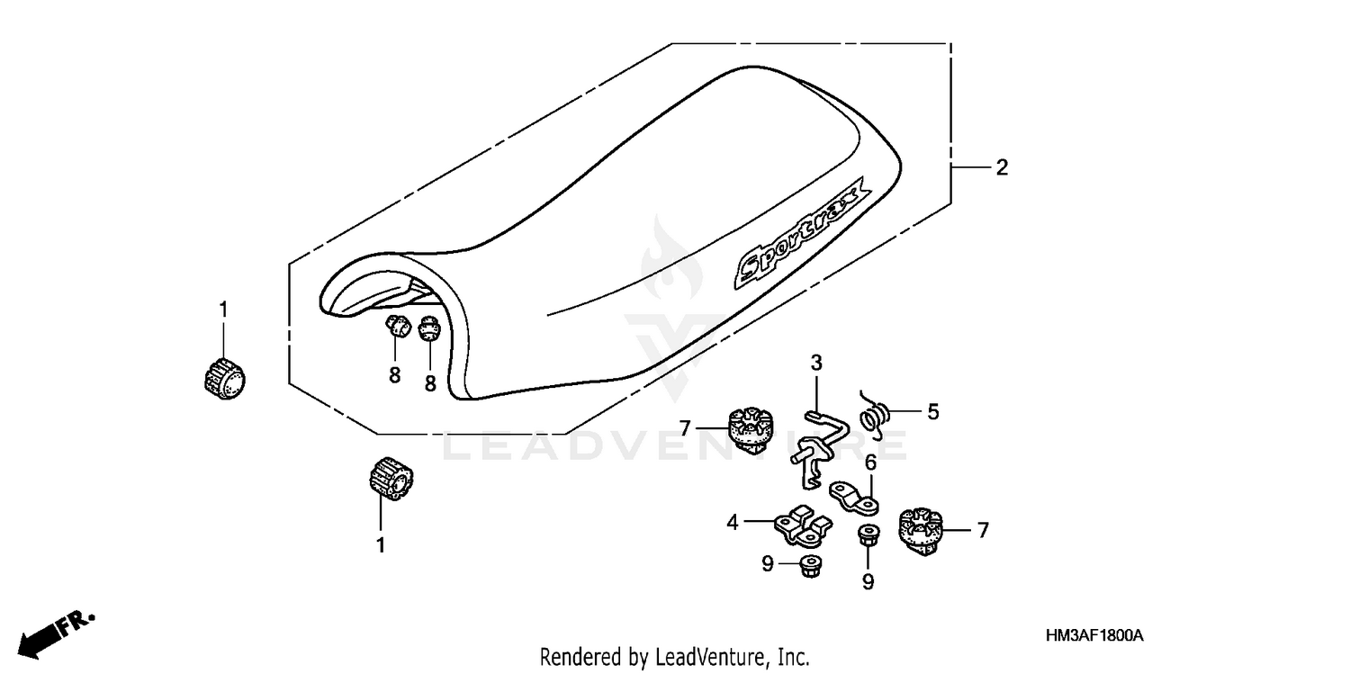 SEAT (TRX300EX'01-'06)
