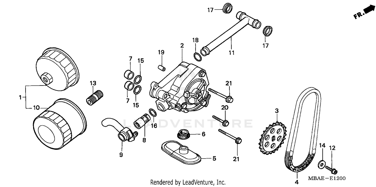 OIL FILTER + OIL PUMP