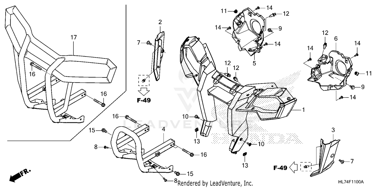 FRONT GRILLE@FRONT BUMPER (1)