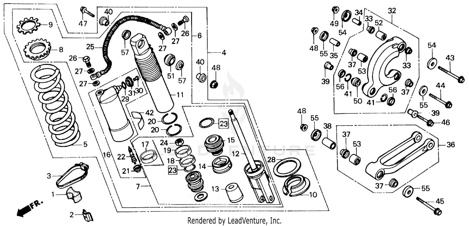 SHOCK ABSORBER 85-86