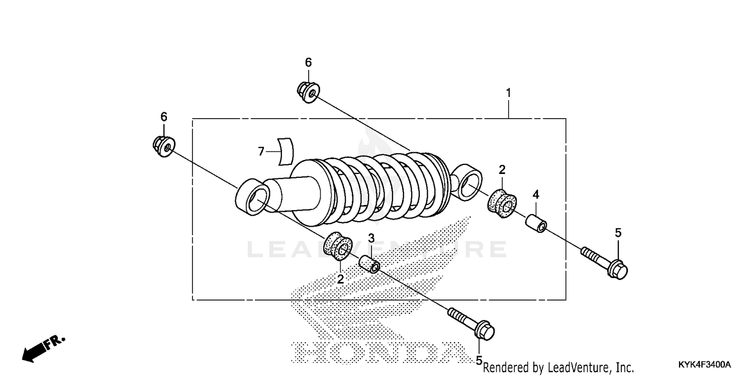 REAR SHOCK ABSORBER