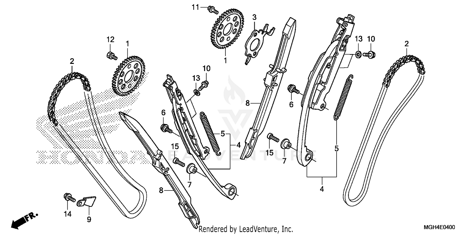 CAM CHAIN + TENSIONER