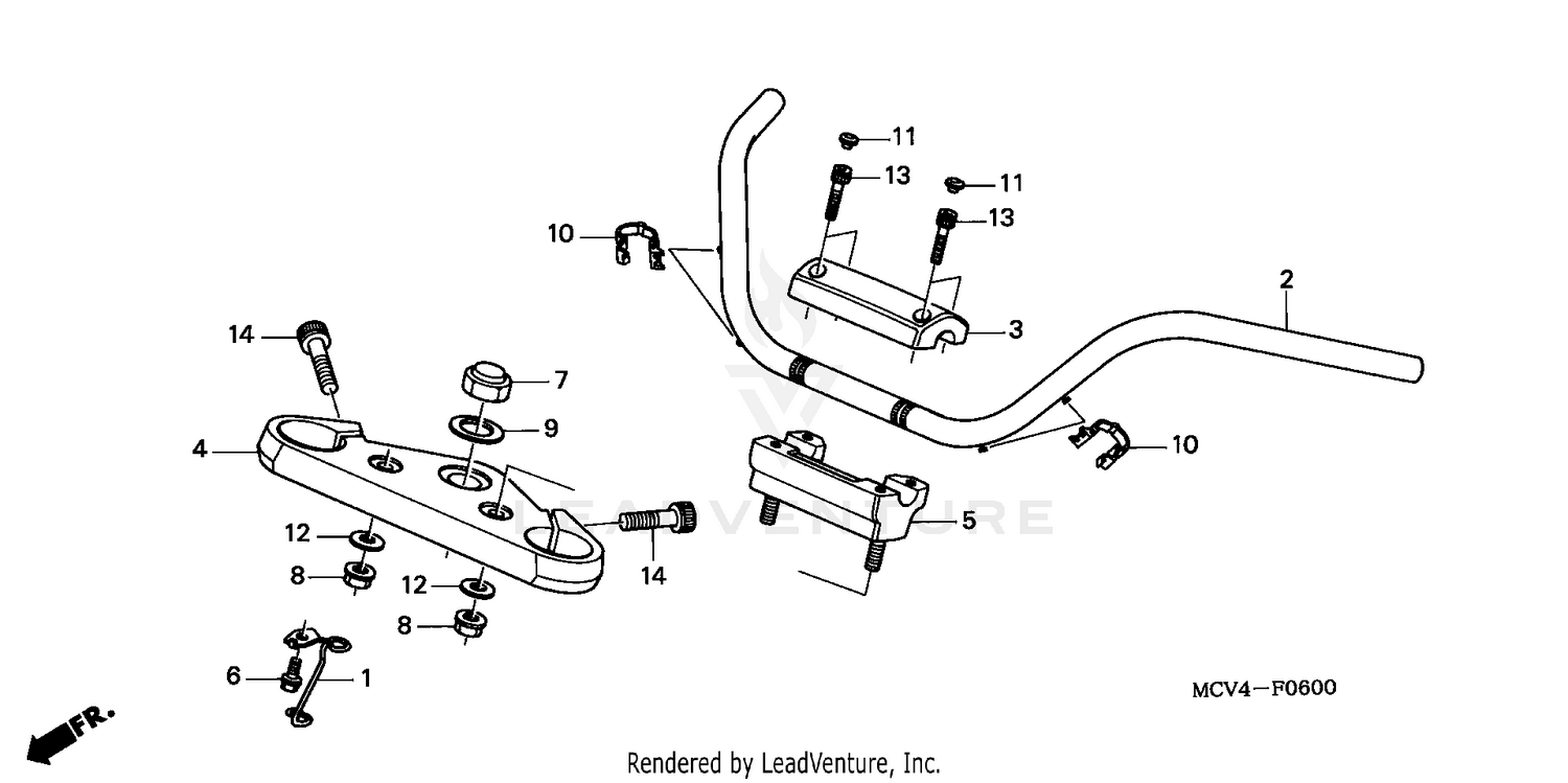 HANDLEBAR + TOP BRIDGE