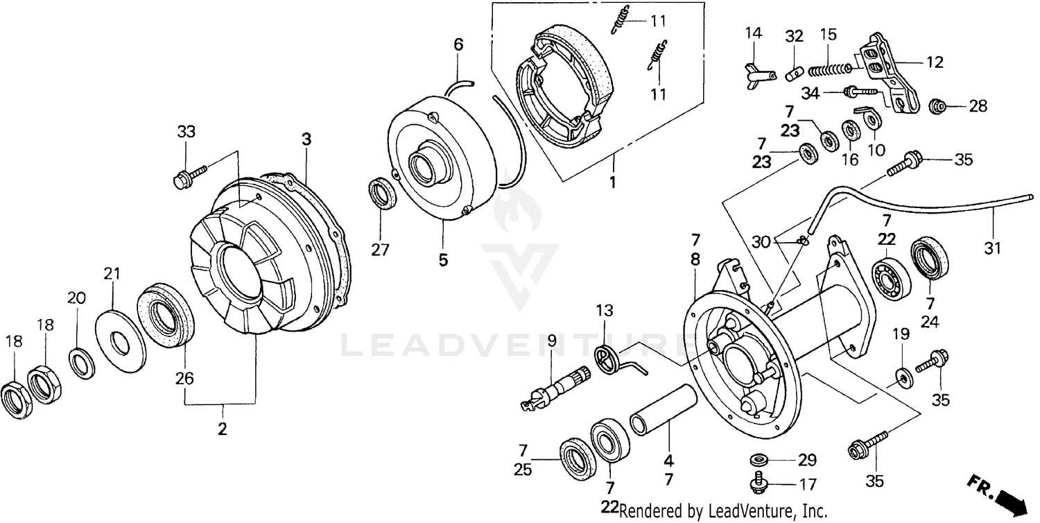REAR BRAKE DRUM