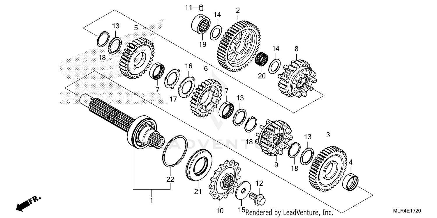 TRANSMISSION             (COUNTERSHAFT)