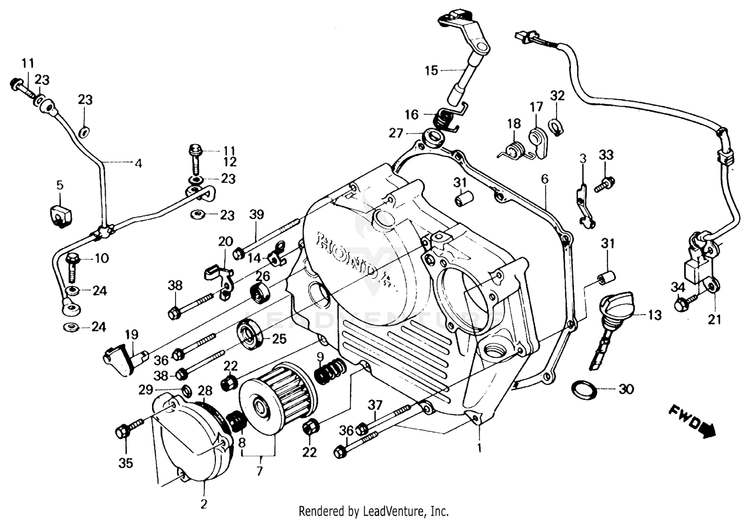 RIGHT CRANKCASE COVER