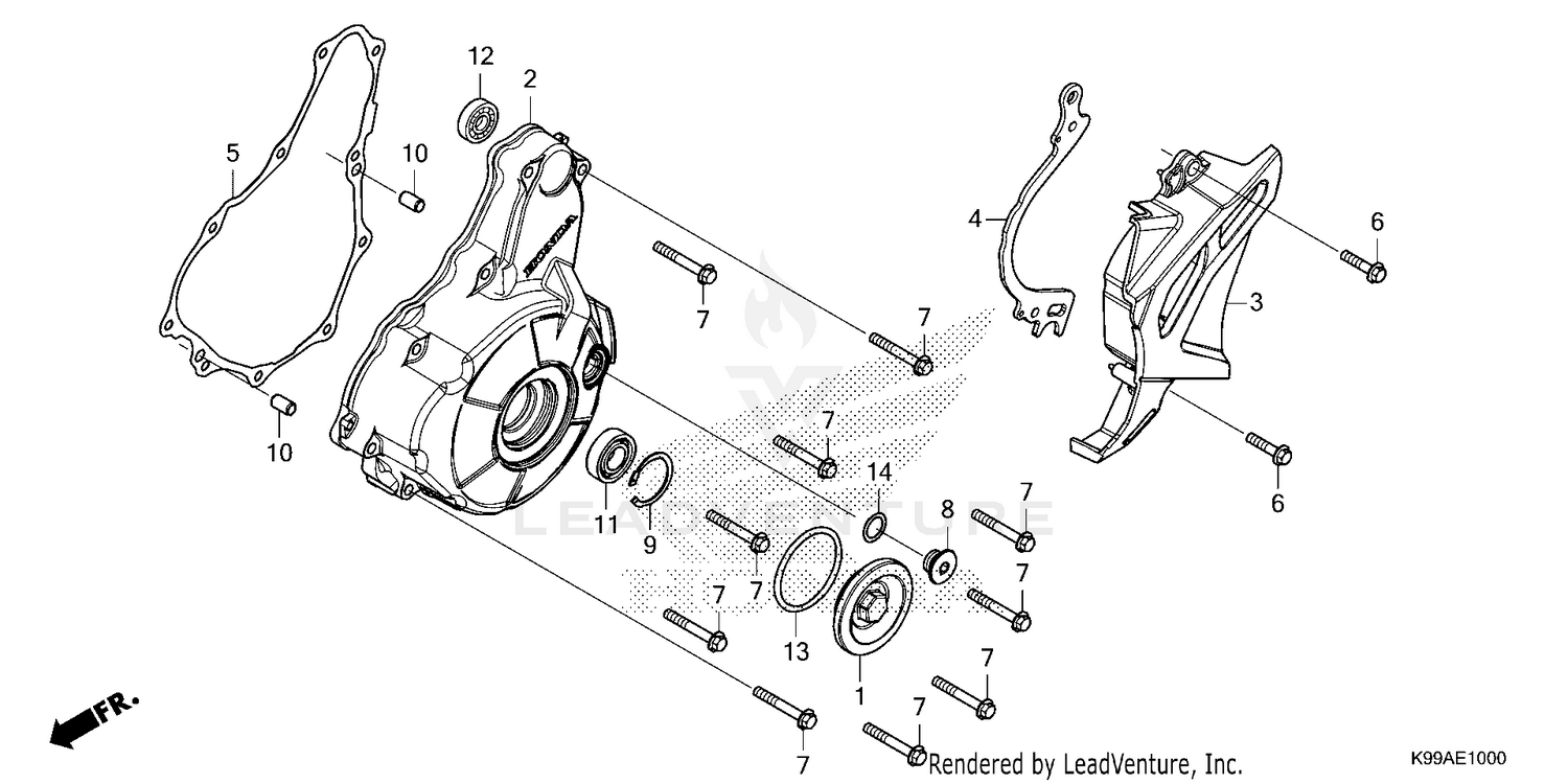 LEFT CRANKCASE COVER