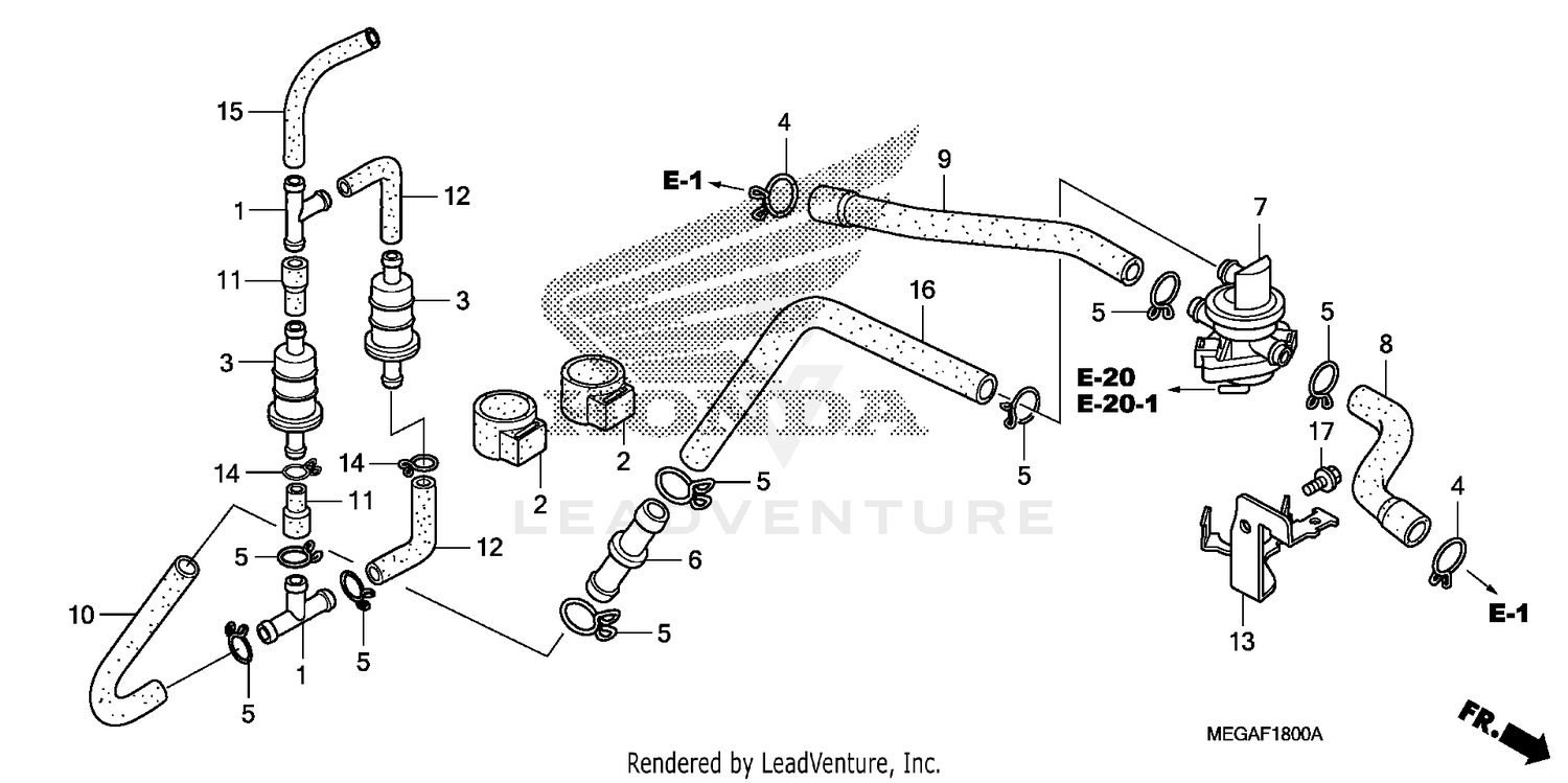 AIR INJECTION CONTROL    VALVE