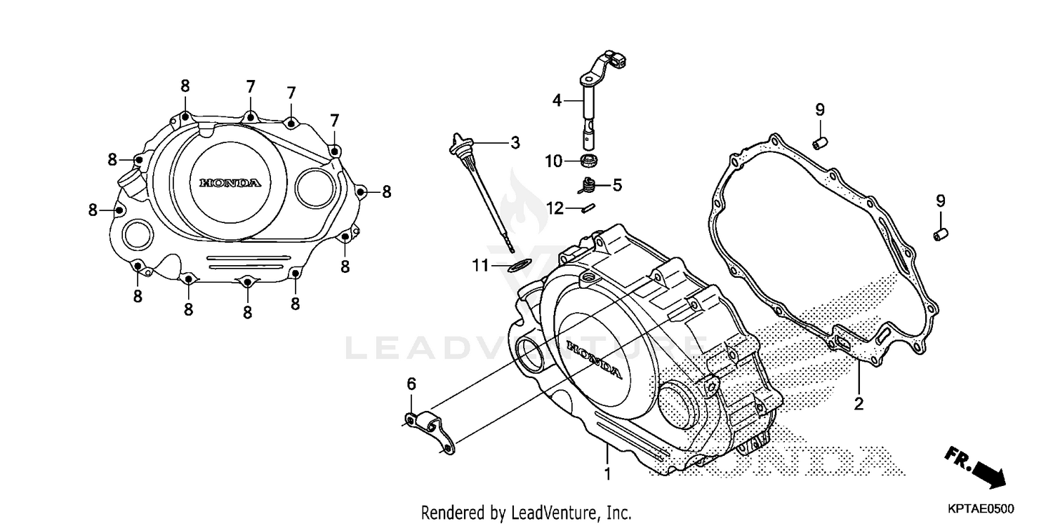 RIGHT CRANKCASE COVER