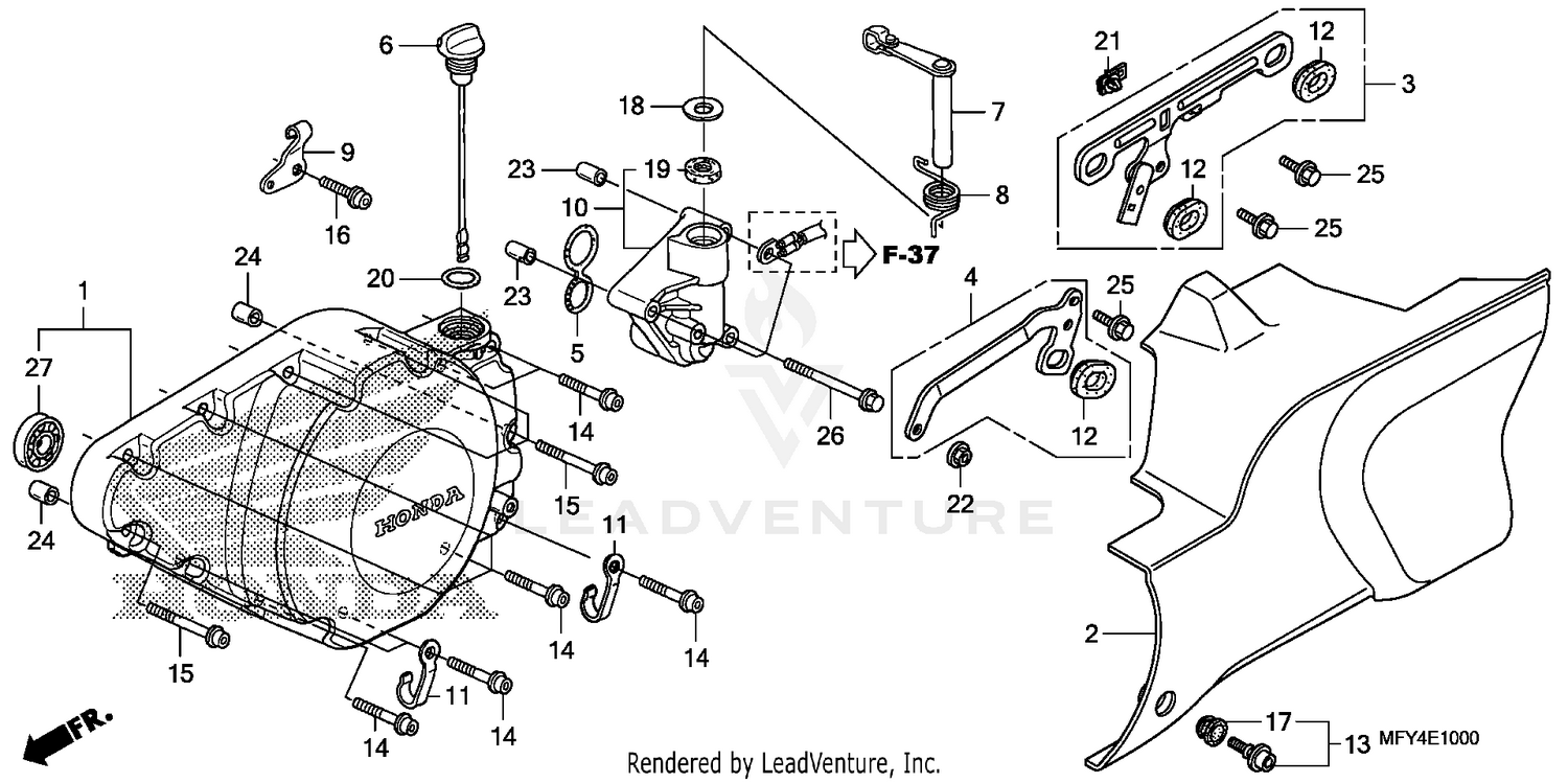 LEFT CRANKCASE COVER
