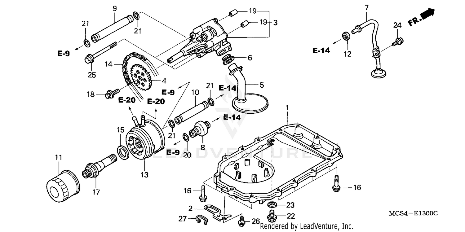 OIL PUMP + OIL PAN