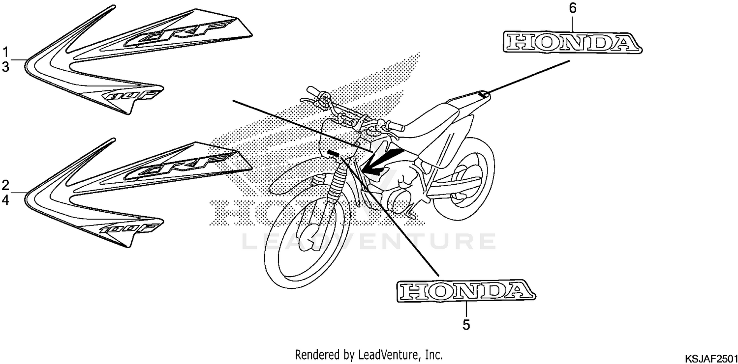 MARK + STRIPE (CRF80F'11/CRF100F'11)