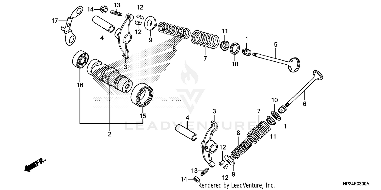 CAMSHAFT + VALVE