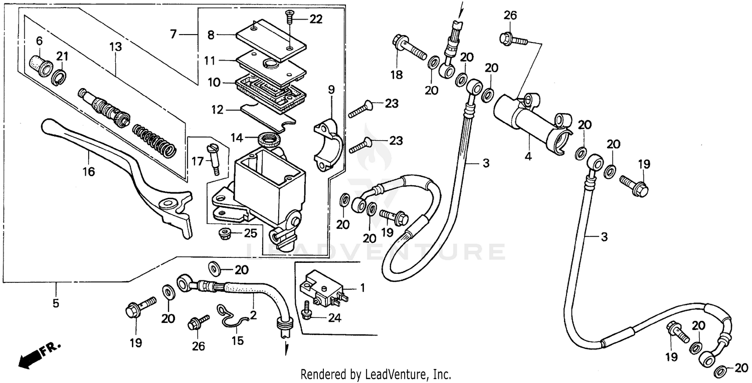 FRONT BRAKE MASTER CYLINDER