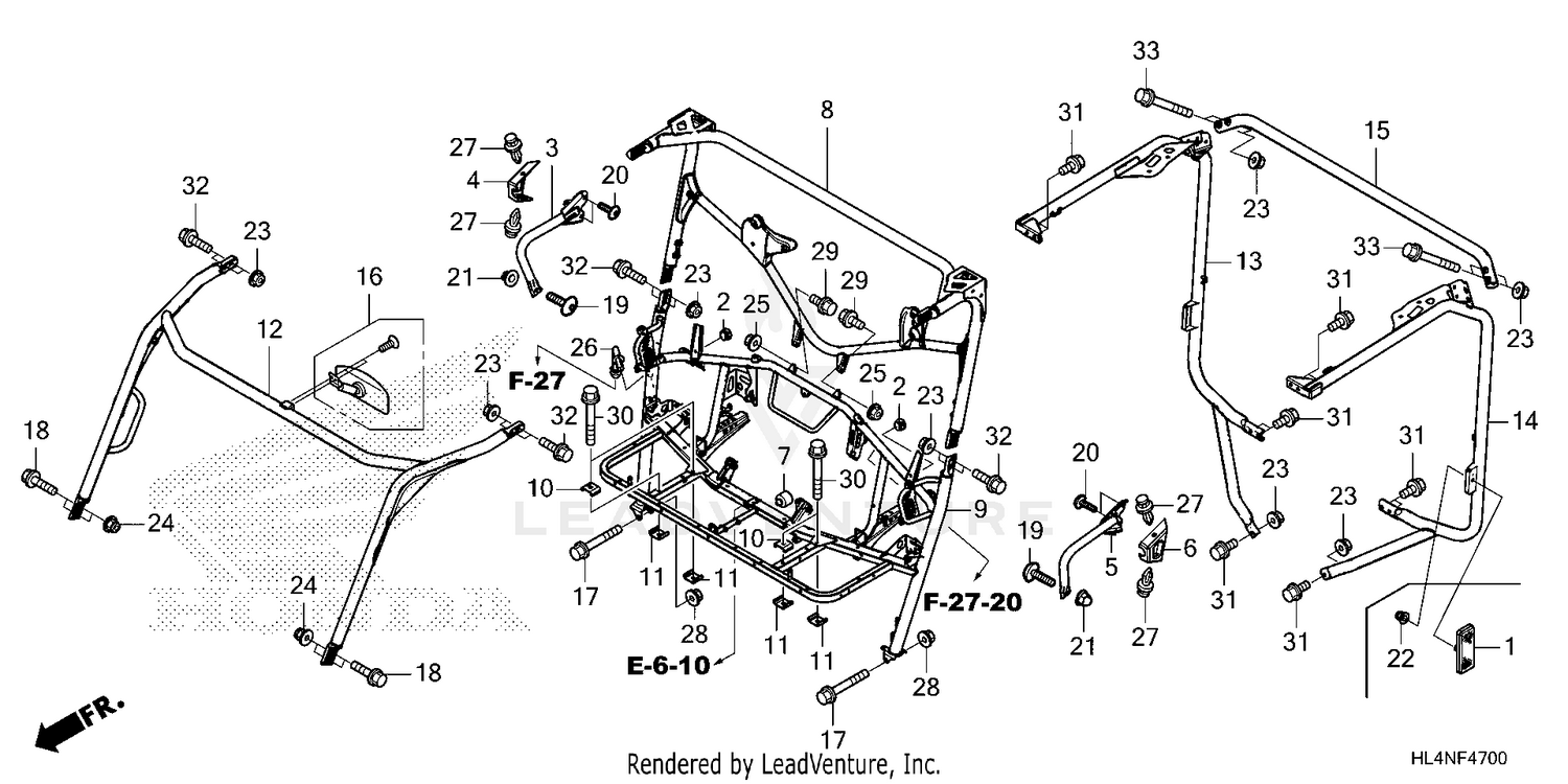 ROLL BAR@BACK MIRROR
