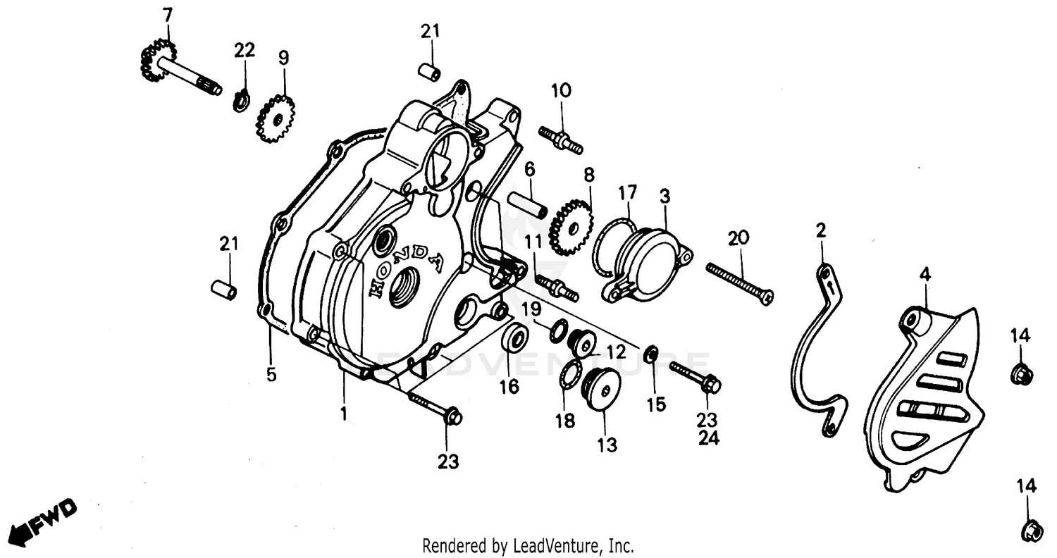 LEFT CRANKCASE COVER