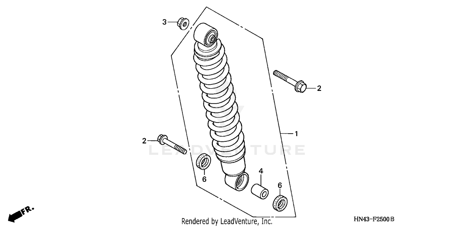 REAR SHOCK ABSORBER