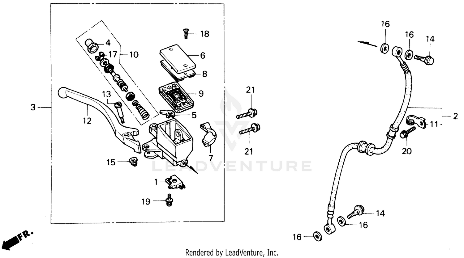 FRONT BRAKE MASTER CYLINDER
