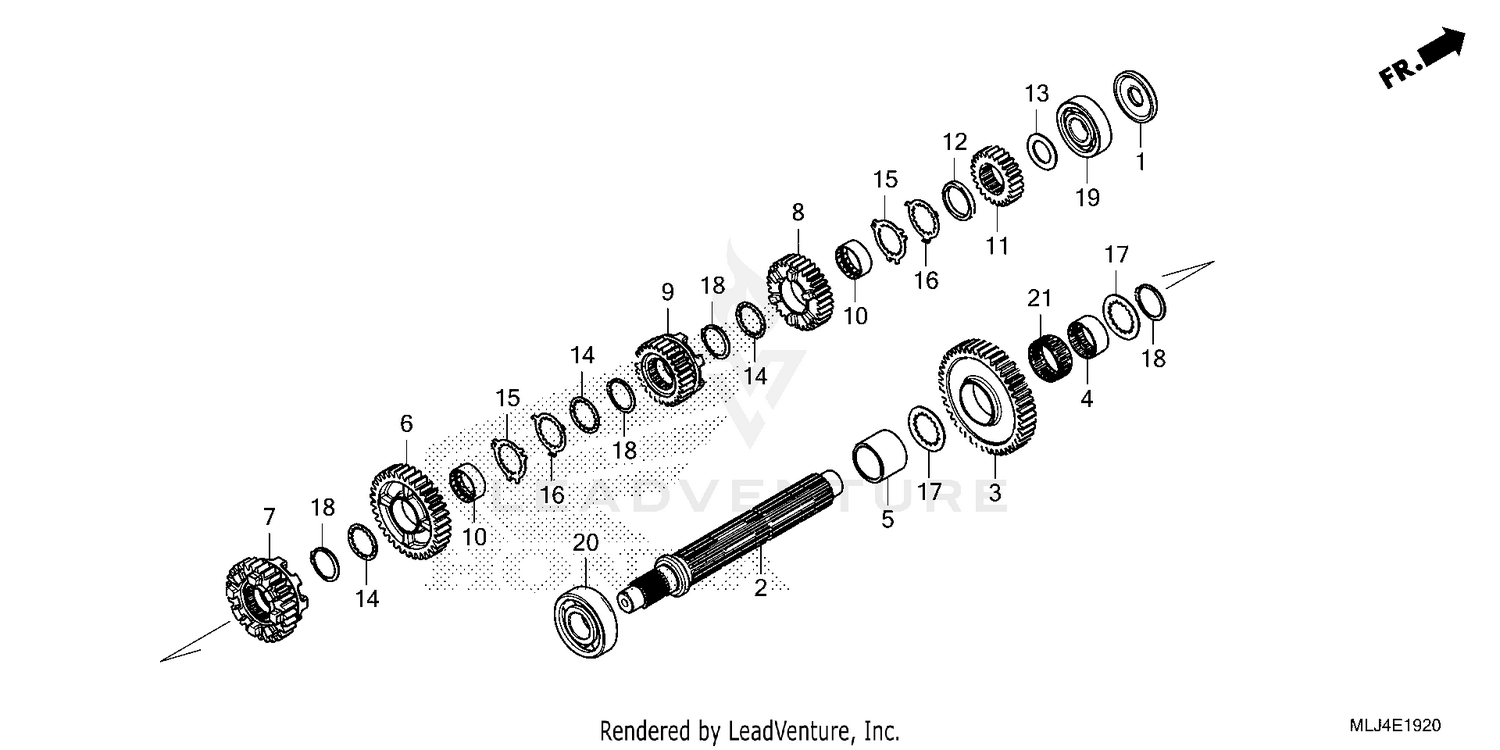 TRANSMISSION             (COUNTERSHAFT)