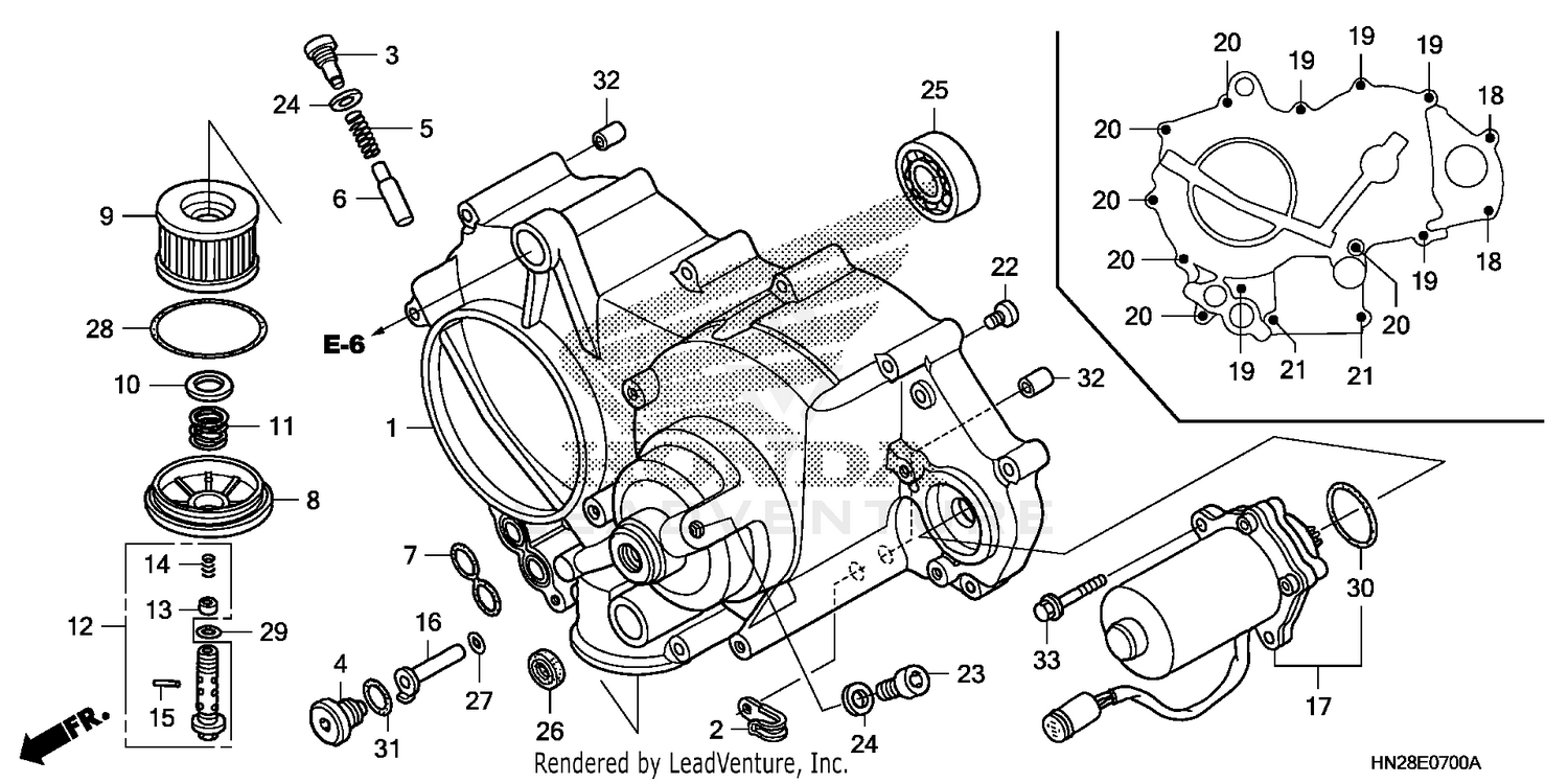 FRONT CRANKCASE COVER