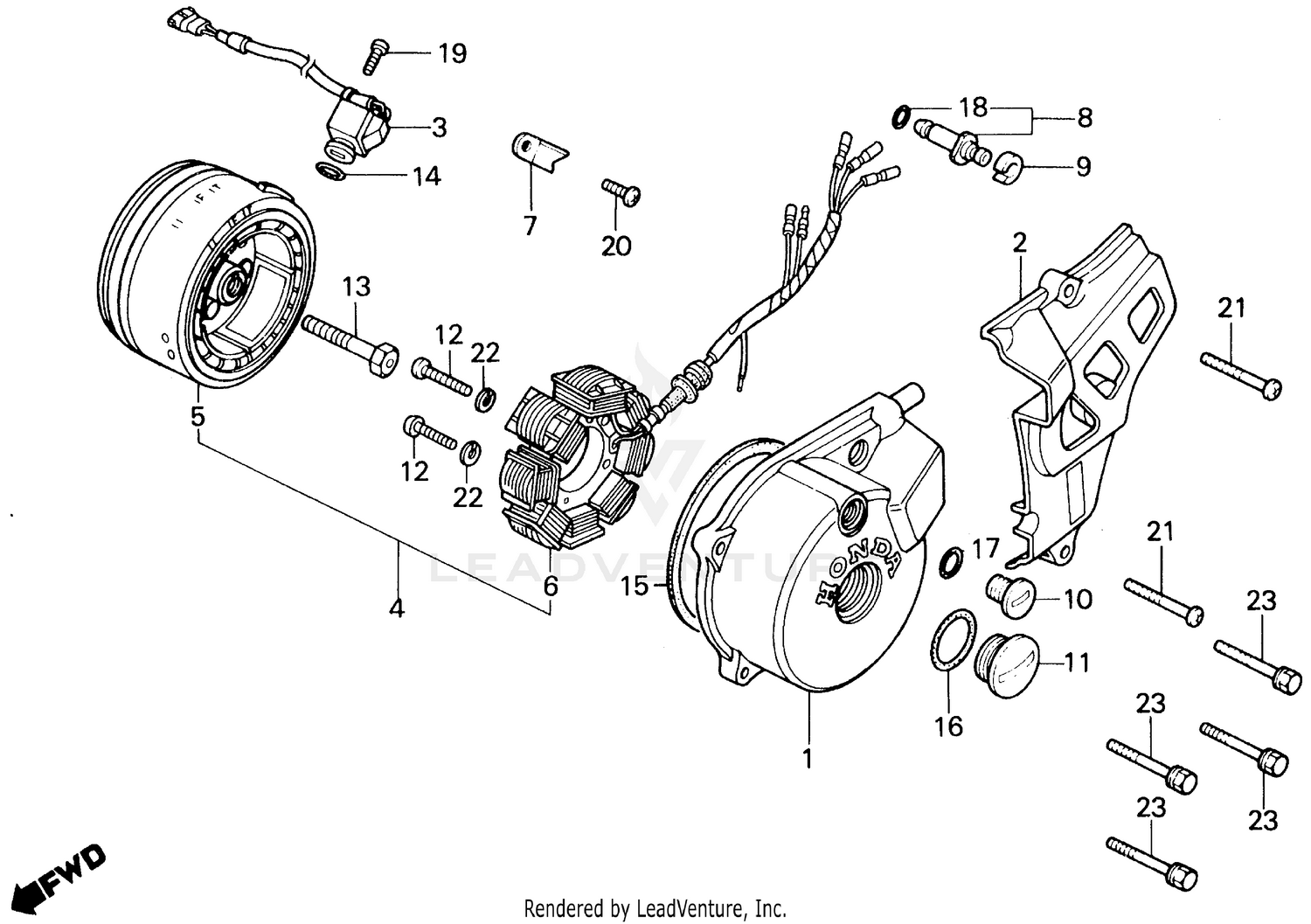 LEFT CRANKCASE COVER