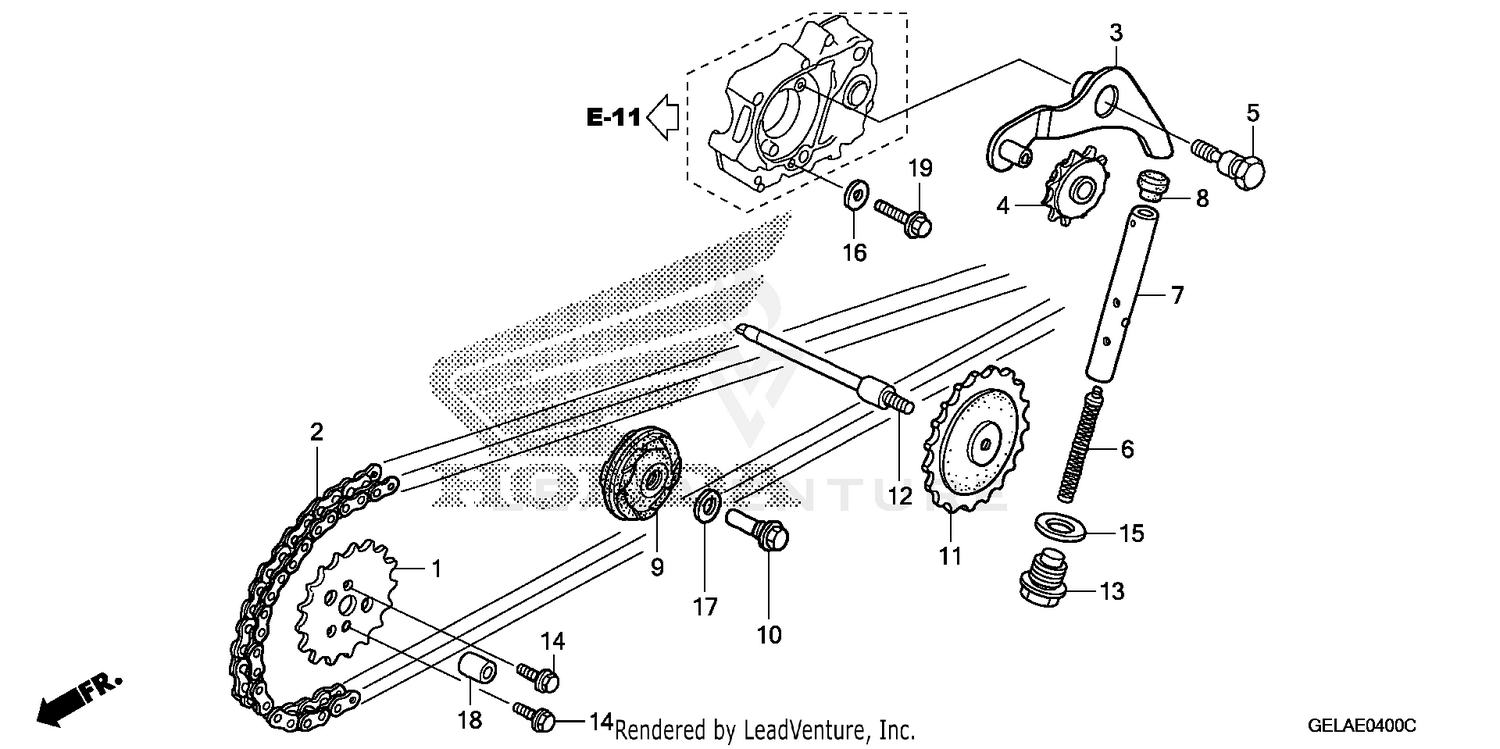 CAM CHAIN + TENSIONER