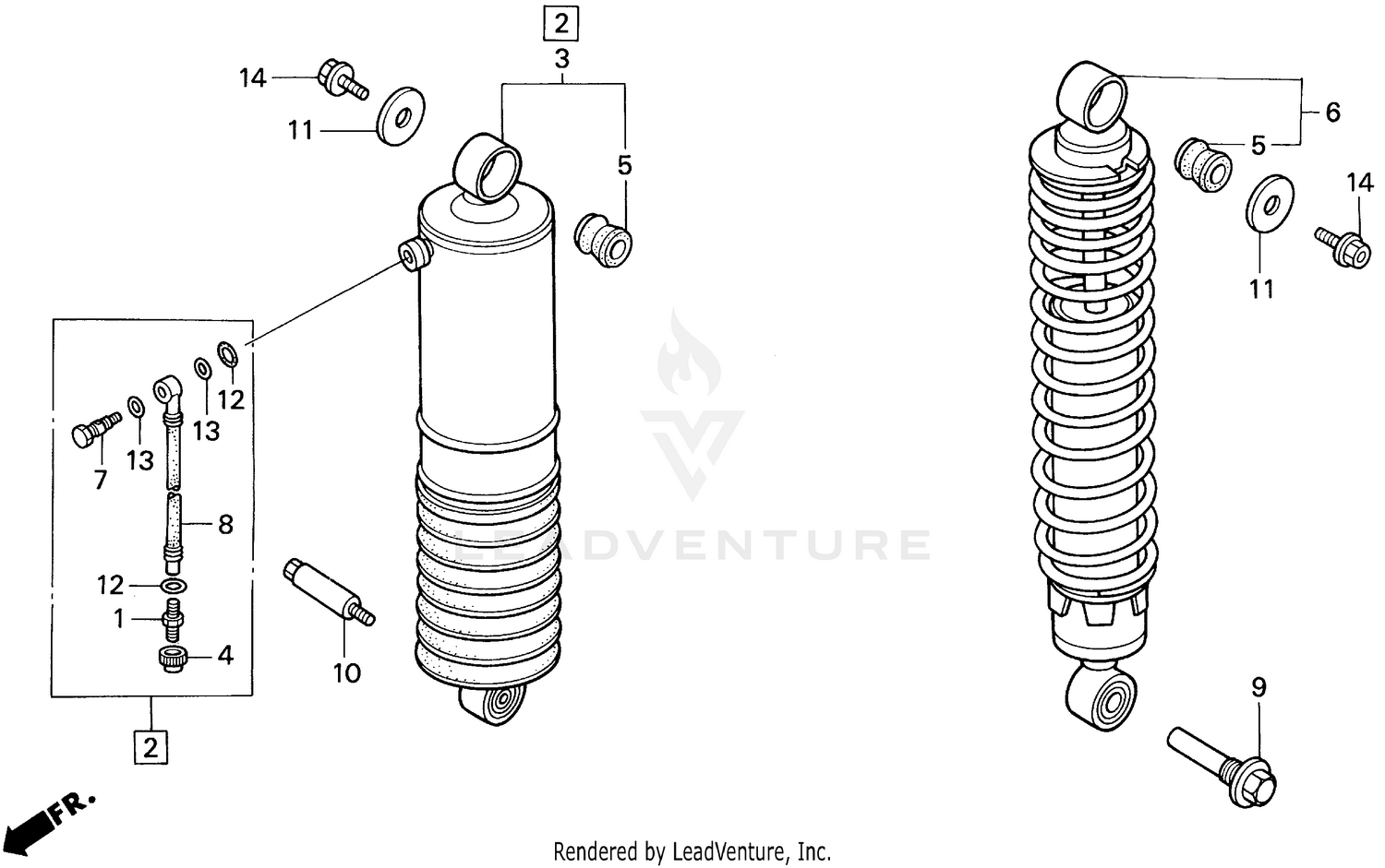 REAR SHOCK ABSORBER