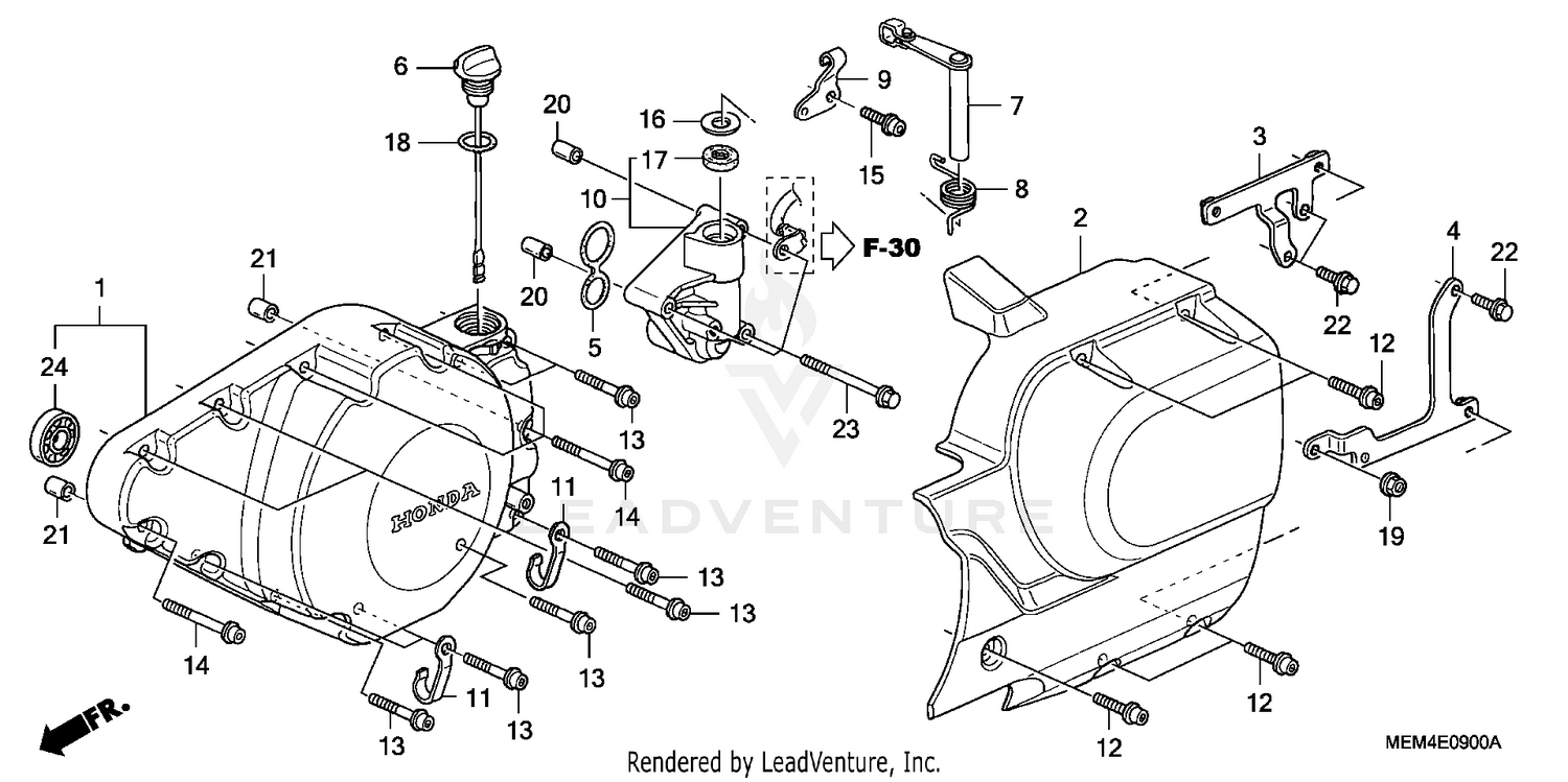 LEFT CRANKCASE COVER