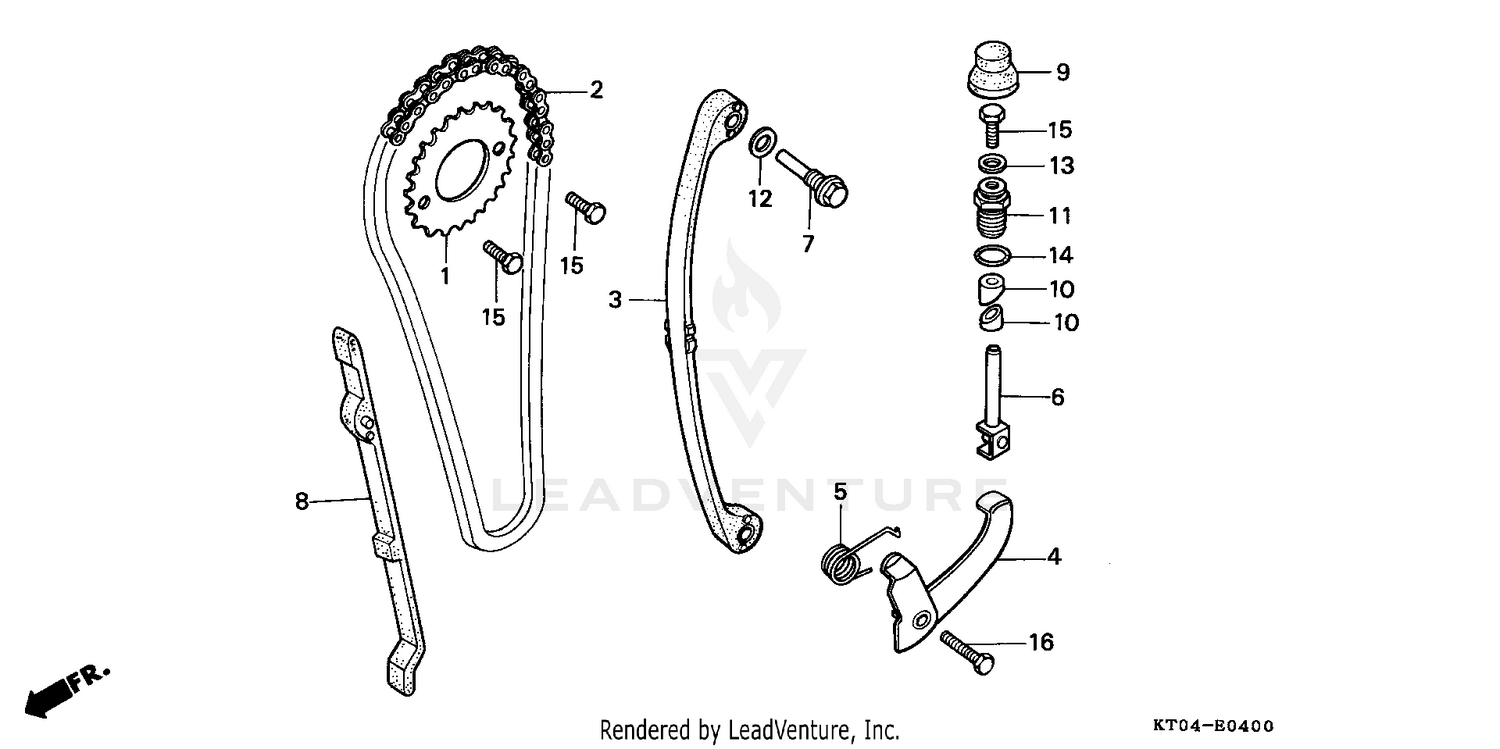 CAM CHAIN + TENSIONER