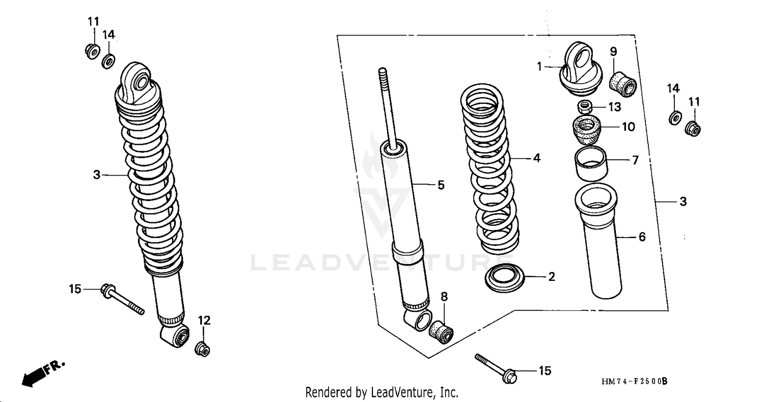 REAR SHOCK ABSORBER