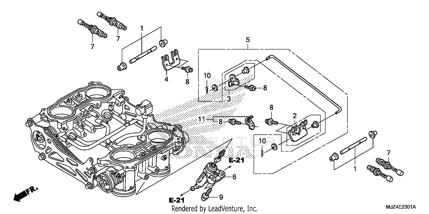 THROTTLE BODY (COMPONENT PARTS)