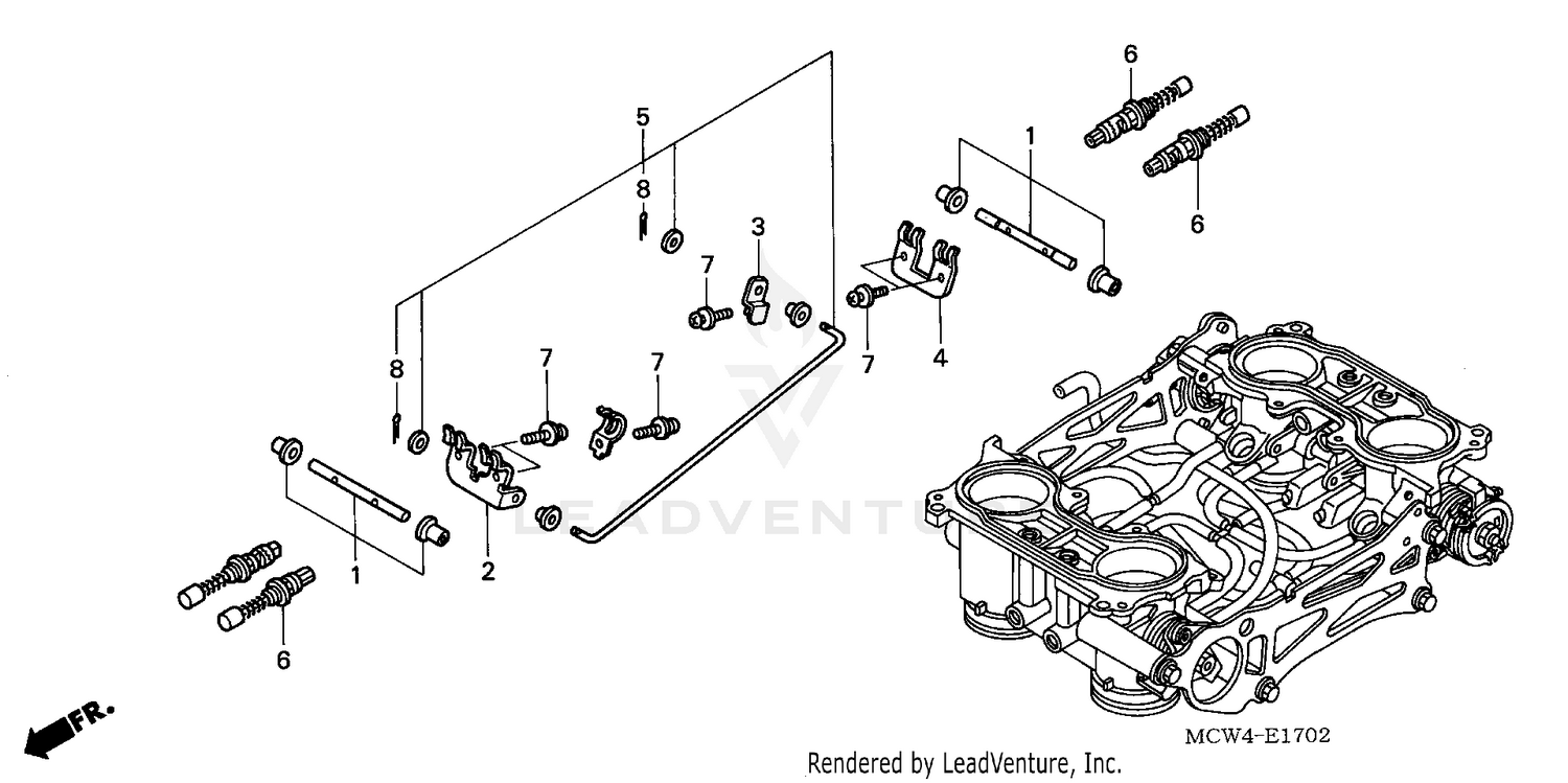 THROTTLE BODY (COMPONENT PARTS)