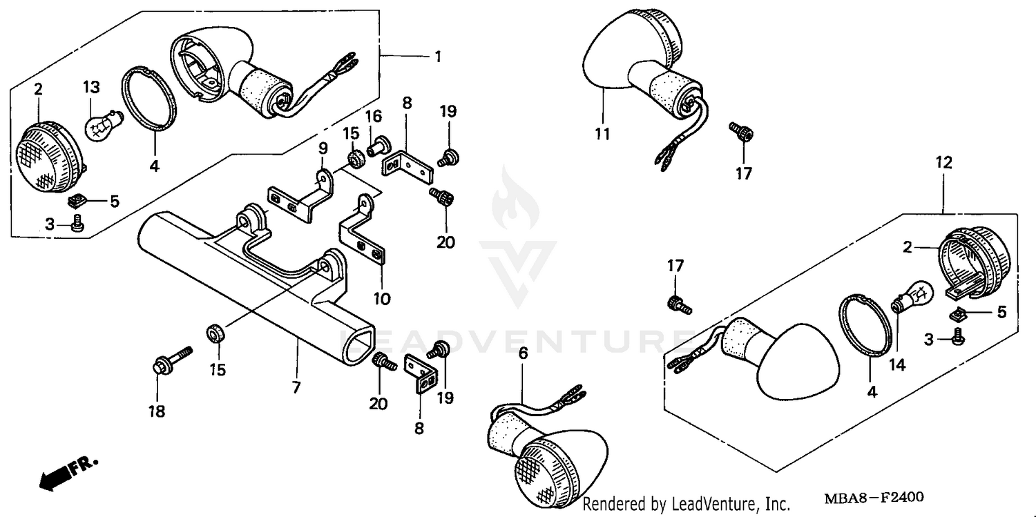 FRONT + REAR TURN SIGNAL