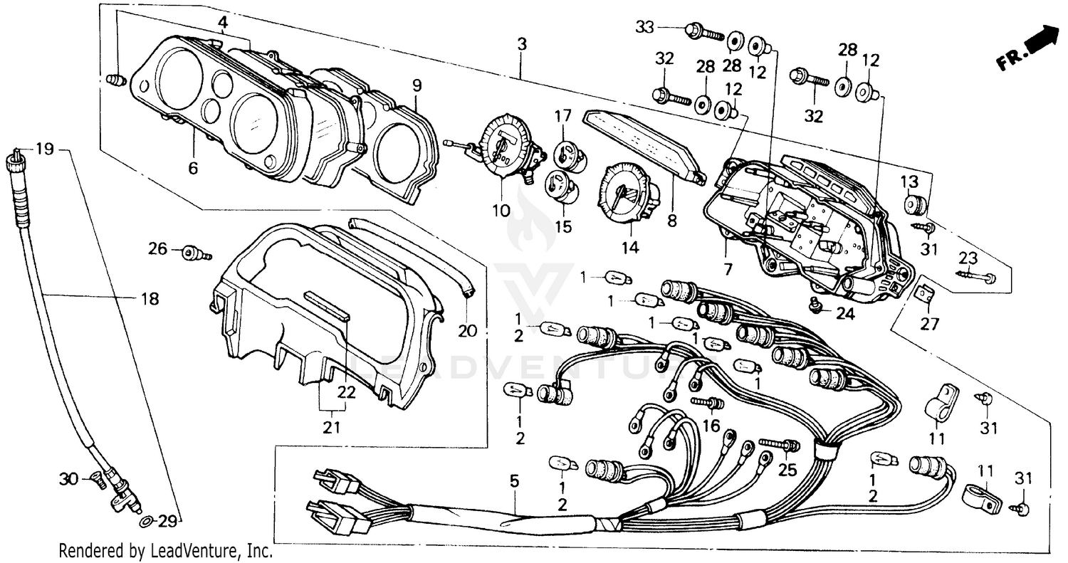 SPEEDOMETER + TACHOMETER