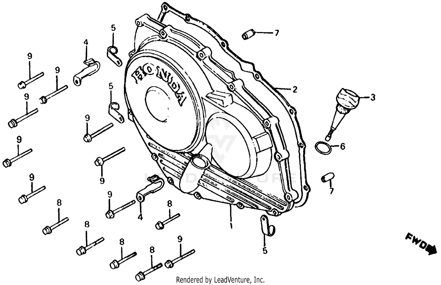 RIGHT CRANKCASE COVER