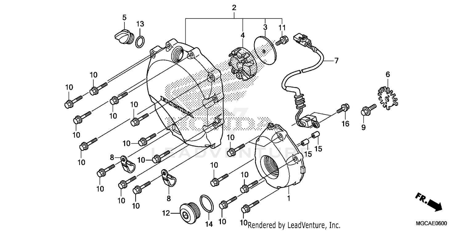 RIGHT CRANKCASE COVER