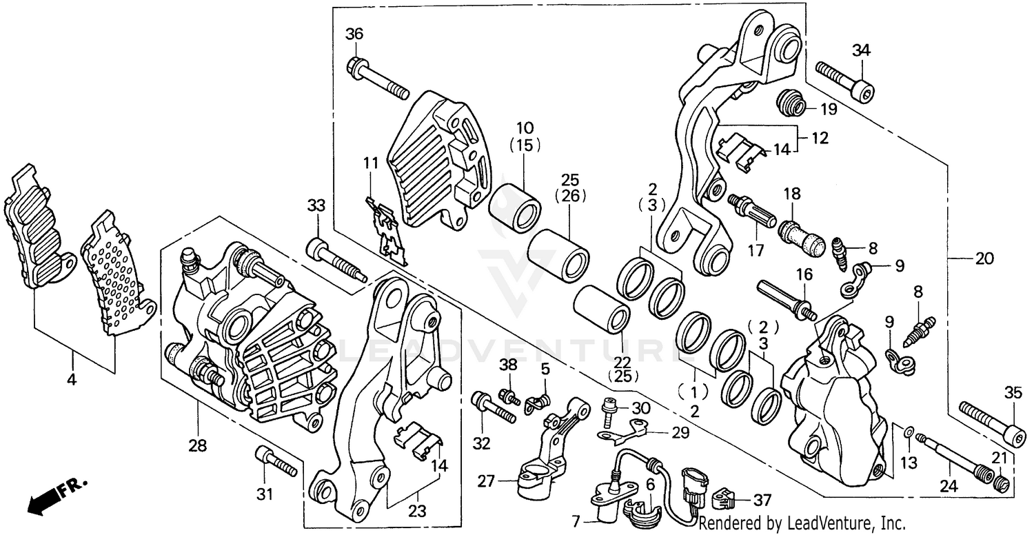 FR. BRAKE CALIPER