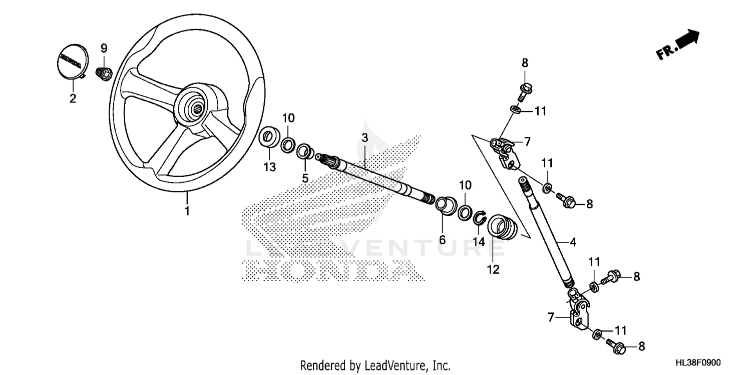 STEERING WHEEL@STEERING  SHAFT (1)