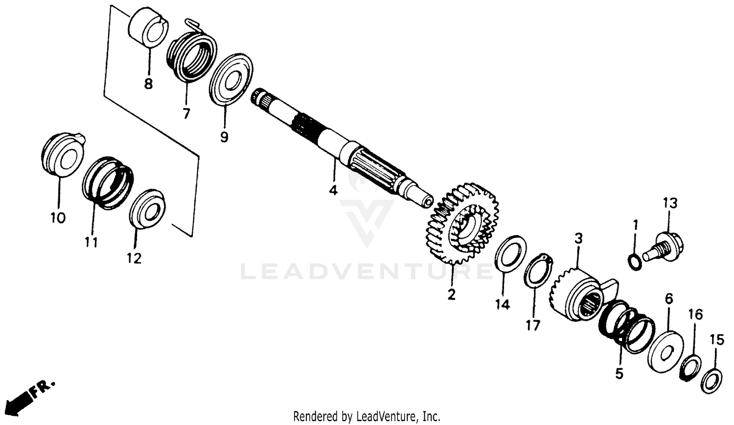 KICK START SPINDLE 86-93