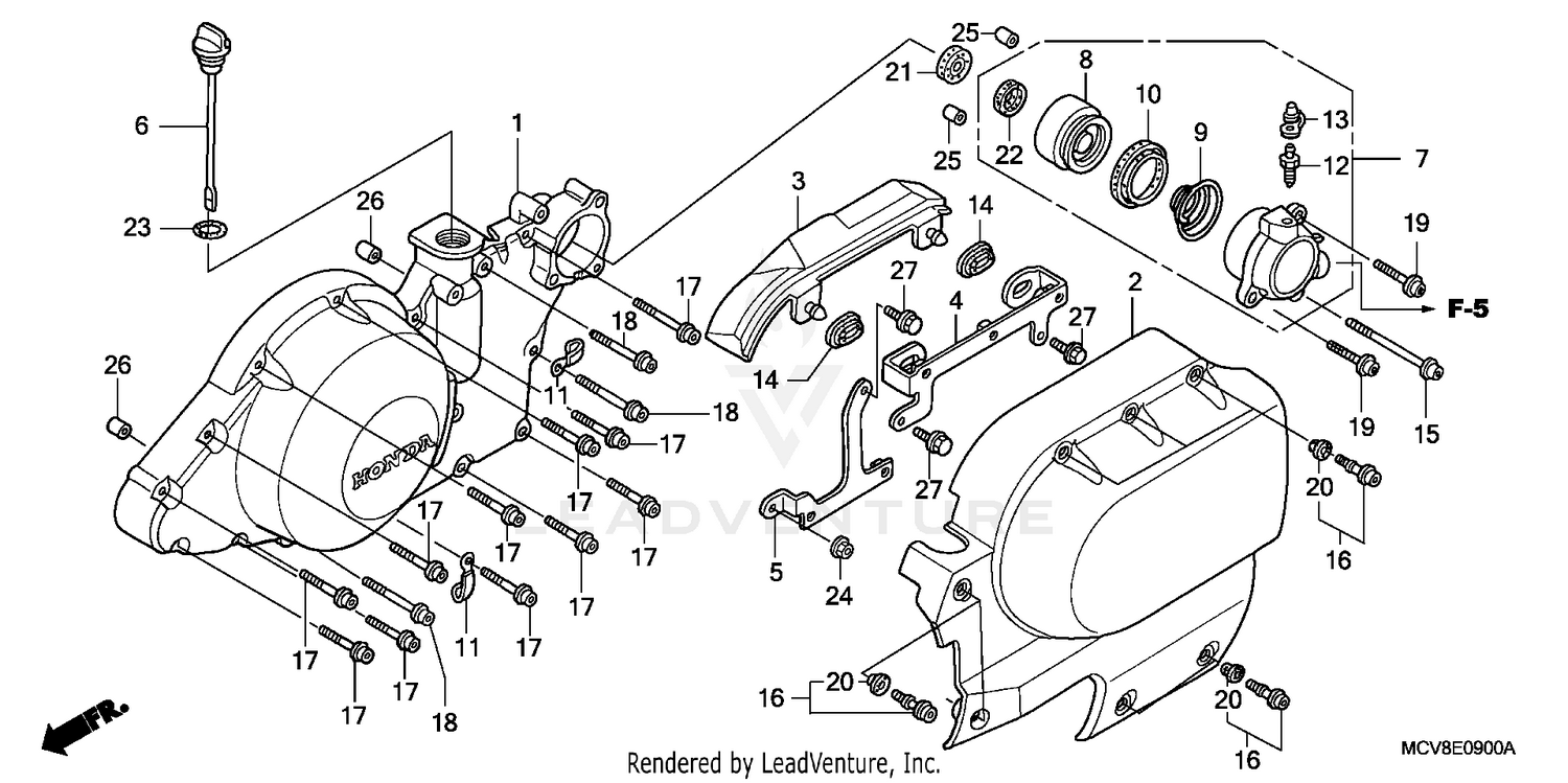 LEFT CRANKCASE COVER