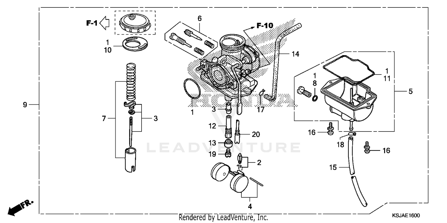 CARBURETOR (CRF80F)
