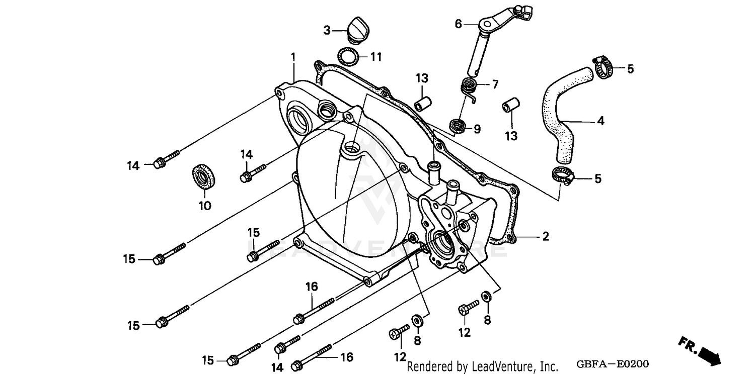RIGHT CRANKCASE COVER