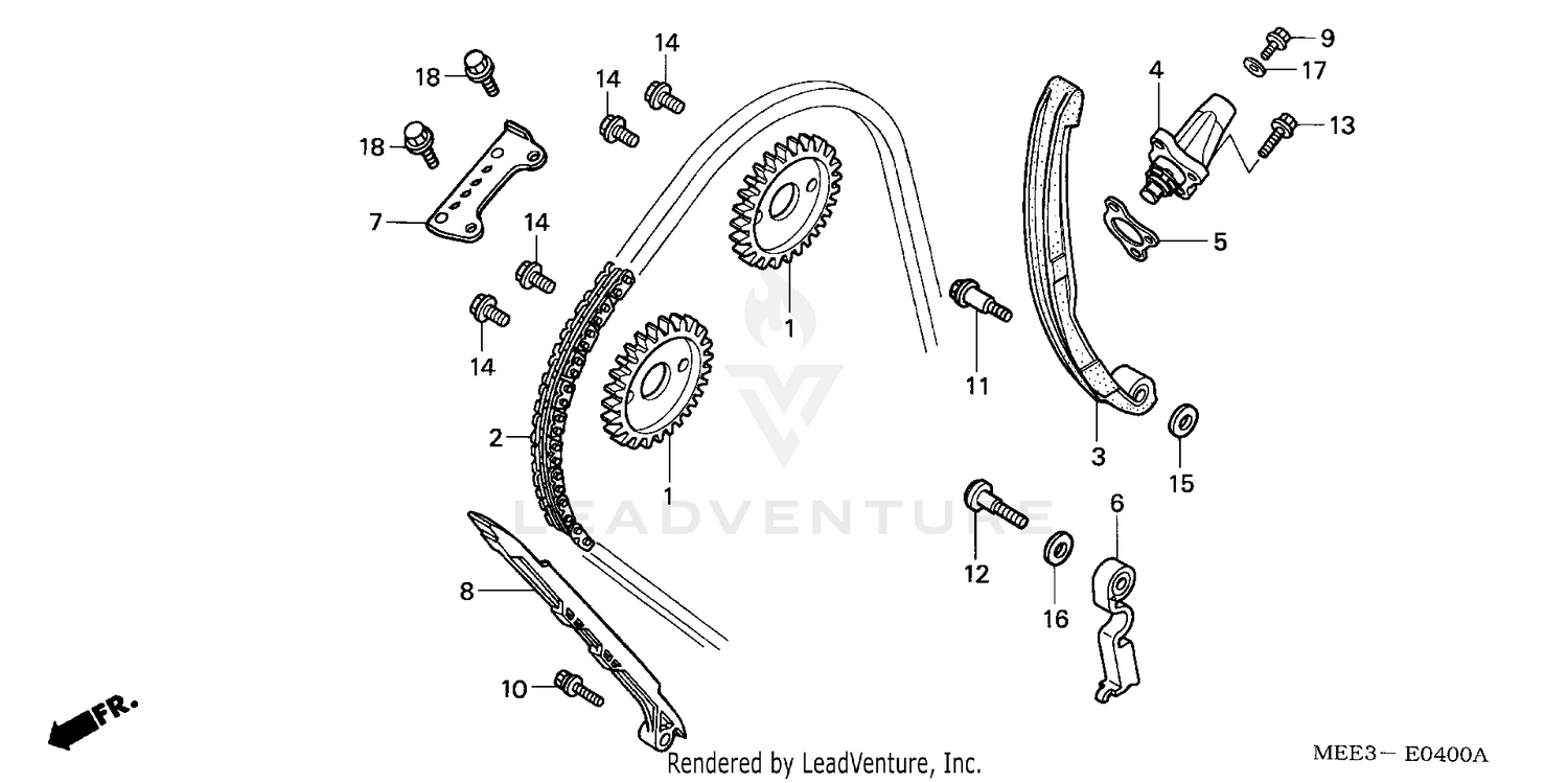 CAM CHAIN + TENSIONER