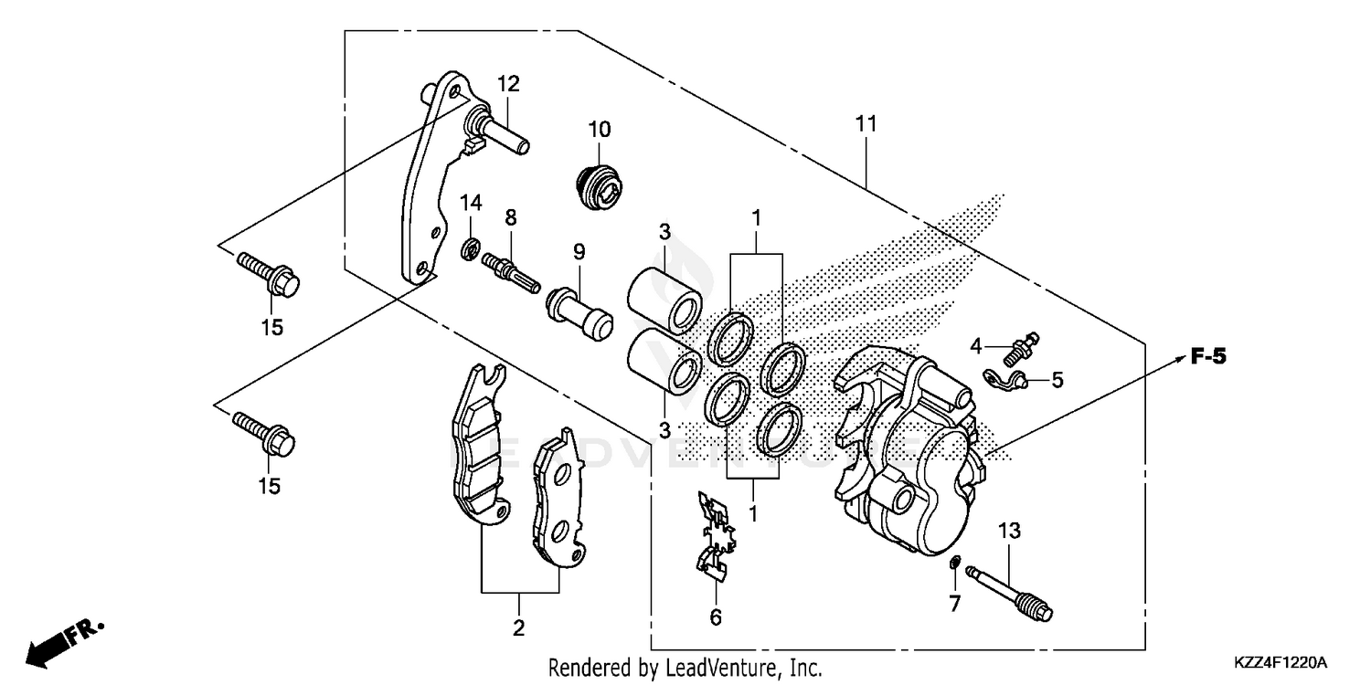 FRONT BRAKE CALIPER