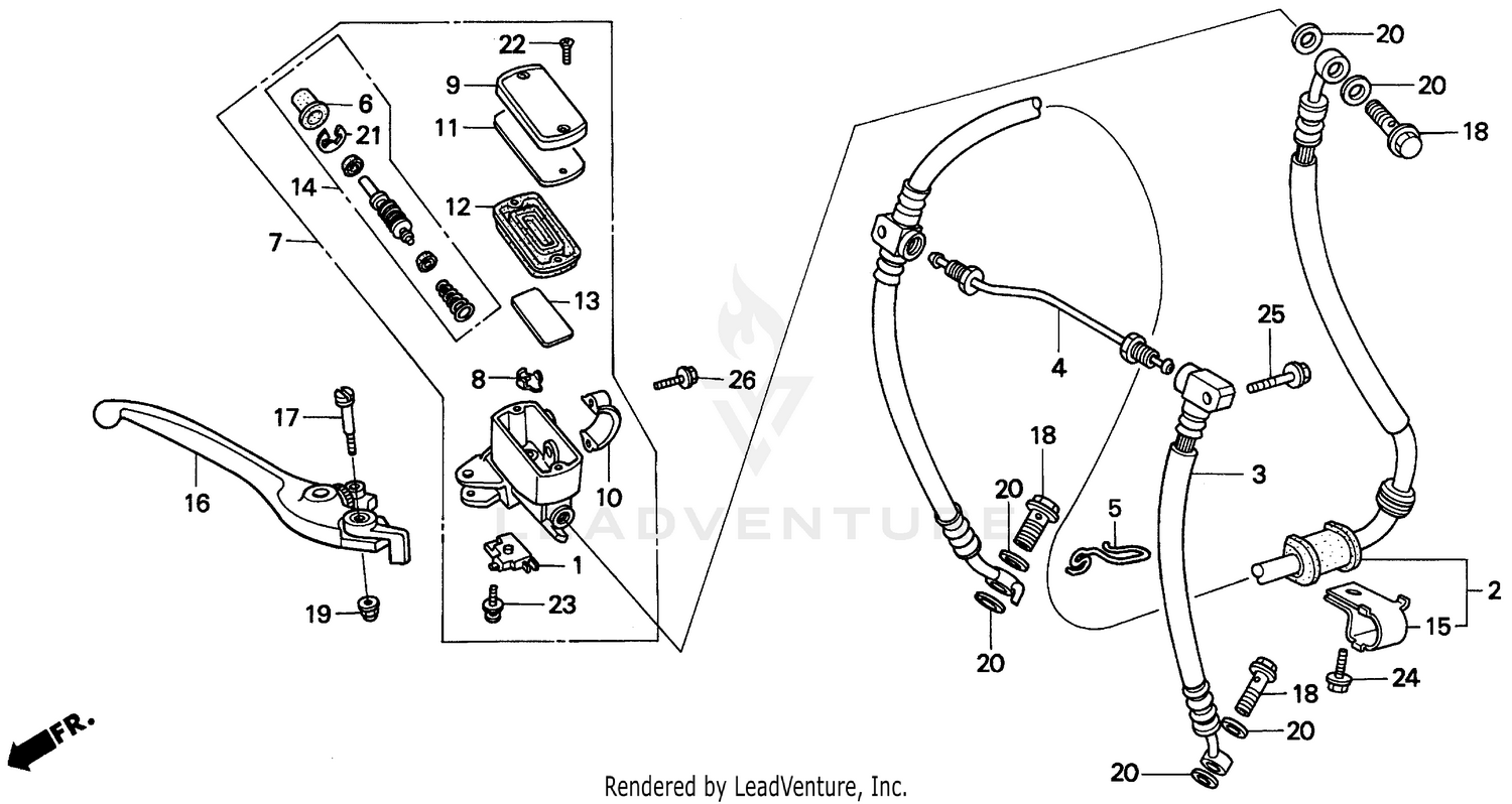 FRONT BRAKE MASTER CYLINDER
