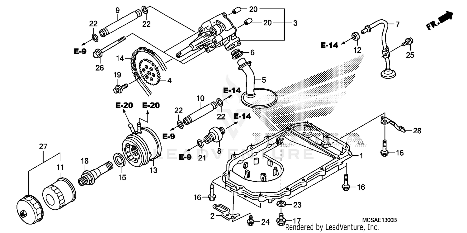 OIL PUMP + OIL PAN